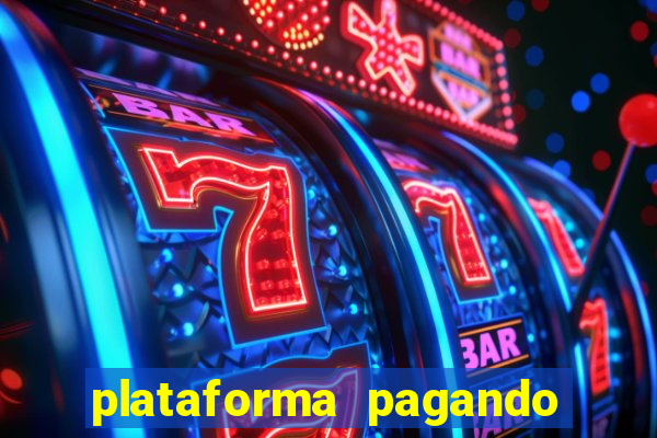 plataforma pagando no cadastro